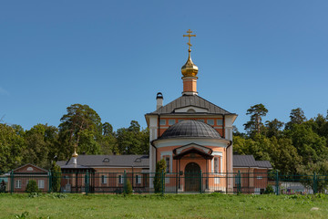 View of the Optina Monastery in Russia