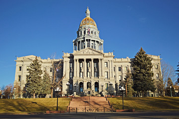 Capital Building Denver, Colorado  - obrazy, fototapety, plakaty