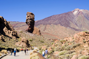 Volcanic view on Tenerife island, Spain