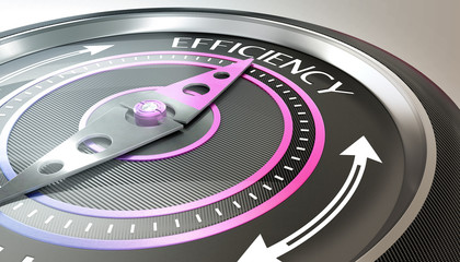 compass needle pointing efficiency word