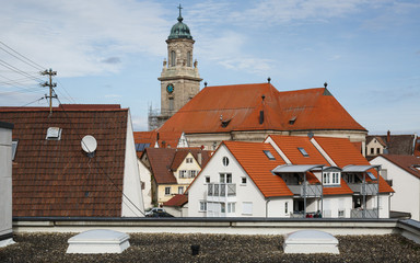 Zollernstadt Hechingen mit Ausblick auf die Stadtpfarrkirche St. Jakobus