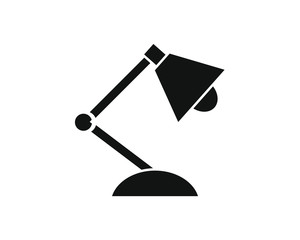 Simple icon vector, with flexo lamp shape