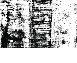 Dark and creepy grunge texture vector. Distressed black overlay texture. Grunge background. Abstract obvious dark worn textured effect. Vector Illustration. Black isolated on white. EPS10.