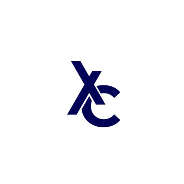 XC monogram vector logo on white