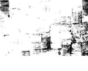 Uneven black and white texture vector. Distressed overlay texture. Grunge background. Abstract textured effect. Vector Illustration. Black isolated on white background. EPS10.