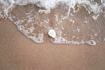 Fototapeta na wymiar sand and waves