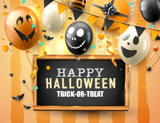 Modern Halloween party header