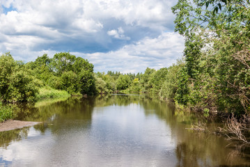 Fototapeta na wymiar Russia, the Volkhov River.