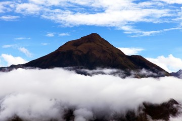 view from Choquequirao trekking trail
