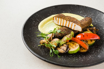 beautiful restaurant dish