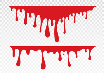 Vector dripping paint.Paint drips background.Paint dripping. abstract blob.Background.Set.