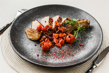 beautiful restaurant dish