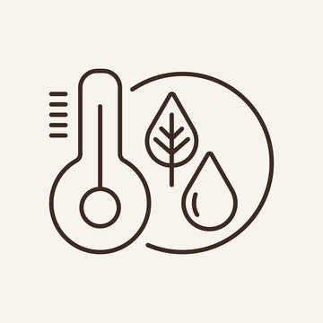 recommend clip art: Temperature regime line icon
