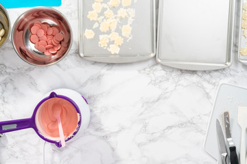 Chocolate snowflakes