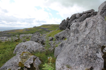Fototapeta na wymiar rocks in the mountains yorkshire dales