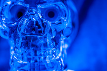 Halloween blue skul 