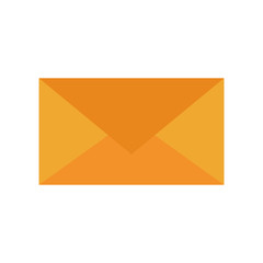 envelope icon image, flat design