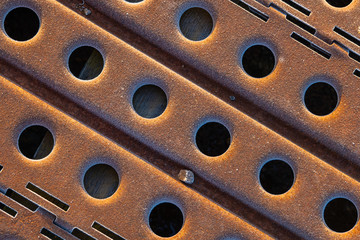 texture of rusty metal