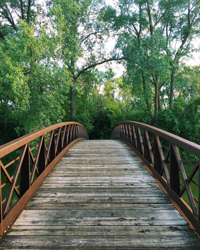 Close Up View Of Narrow Bridge