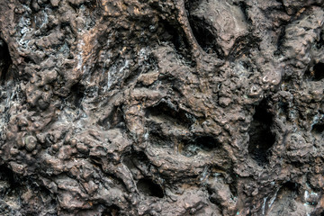 Texture ancient stone with holes