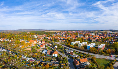 Obraz premium Luftbilder aus Harzgerode
