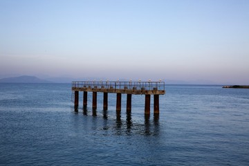 Obraz premium supports in the sea