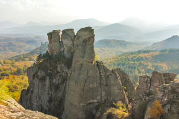 Landscape of Rock Formation Belogradchik Rocks, Bulgaria