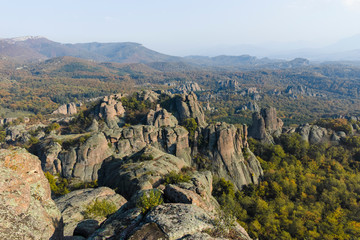 Fototapeta na wymiar Landscape of Rock Formation Belogradchik Rocks, Bulgaria