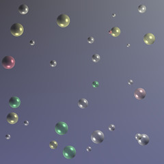 Bunte Blasen
