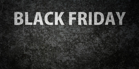 Obraz premium BLACK FRIDAY、グランジ
