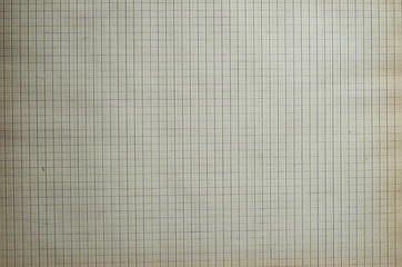 old lined sheet of notepad crumpled paper