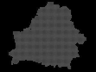 Belarus Halftone Map Vector illustration eps 10