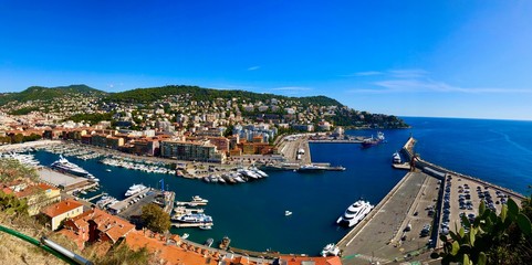 Nizza Hafen Panorama