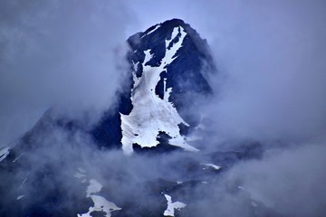 Mountain Peak - Gulf of Alaska 