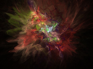 Imaginatory fractal background Image