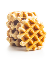 Tasty sweet waffles.