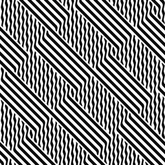 Full Seamless background with Stripes black and white lines vector. Texture with Vertical Abstract Brush Strokes. Vertical lines design for armchair, curtain and linens fabric print.	