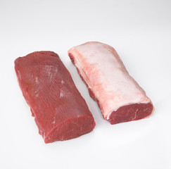 Raw boneless loin