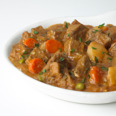 beef stew in a bowl