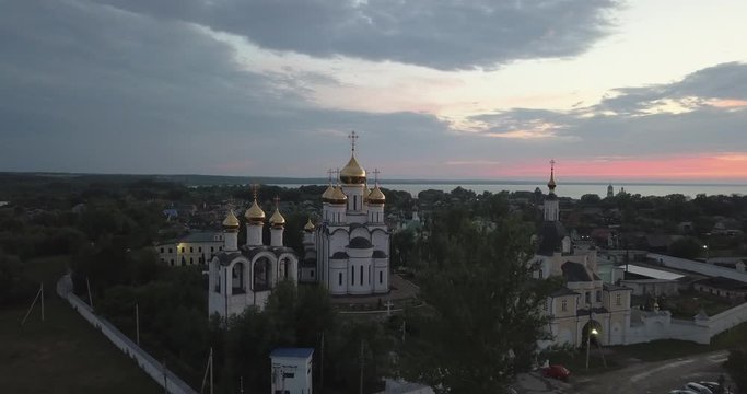 Russian architecture cathedral church monastery Pereslavl