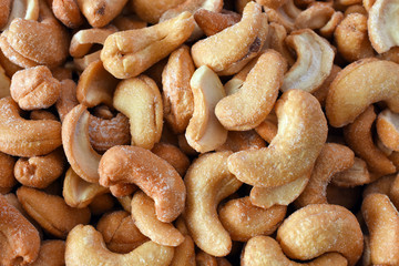 Cashew Nuts Close Up