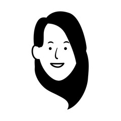 woman smiling face icon image