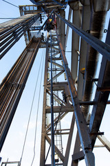 Oil Well Drilling Rig Inside View