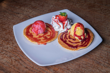 sweet, food, dessert, festive, closeup, gift, delicious, chocolate, plate, cup, cafe, coffee, holiday, candy, confection, table, wooden, traditional, gourmet, beverage, confectionery, luxury, snack, b