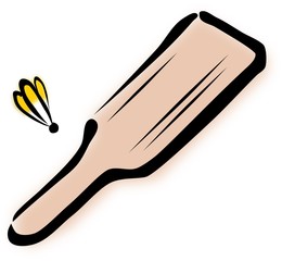 日本の伝統的な遊びである羽根つきに使われる羽子板と羽根