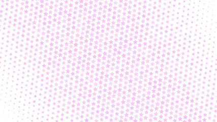 Abstract halftone gradient background of small stars, purple on white