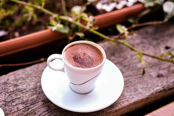 Cup of coffee.