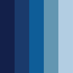 Blue color palette vector illustration