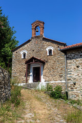 Fototapeta premium A small Christian church in the mountains