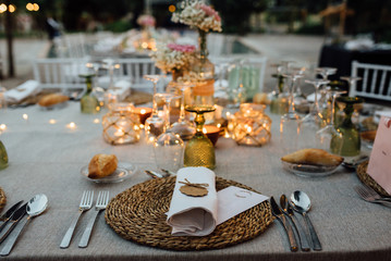 DECORACIÓN MESA VINTAGE BODA O FIESTA